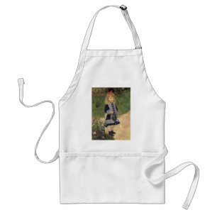 Tablier Une fille avec un arrosoir de Pierre Renoir