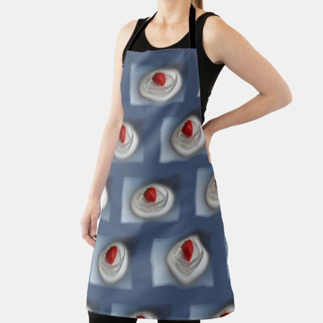 Tablier Une fraise dans une tasse (Insitu)