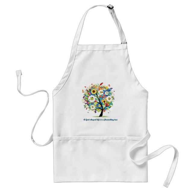 Tablier Une vie Dieu-Formée est un arbre Flourishing (Devant)
