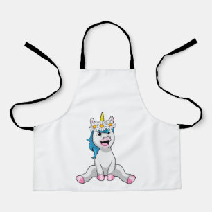 Tablier Unicorn avec Flowers Daisy