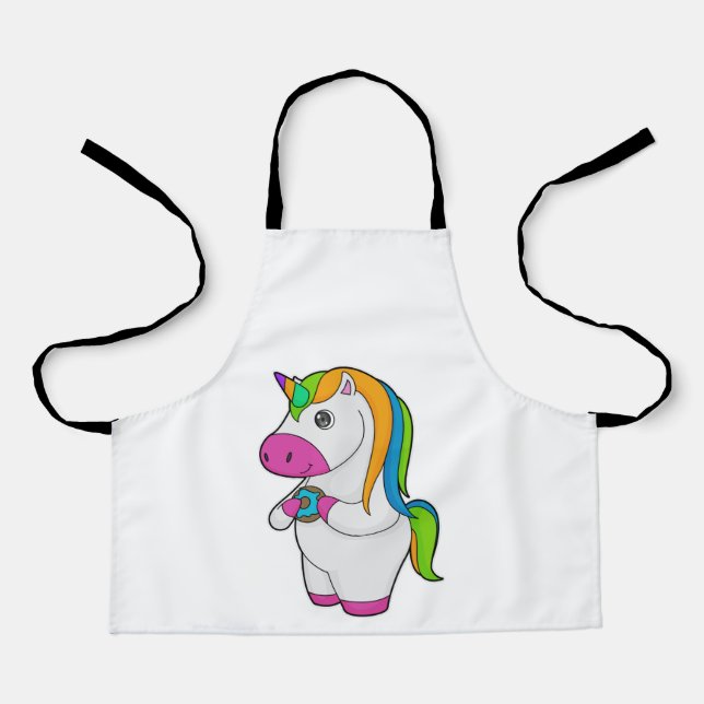 Tablier Unicorne Donut (Recto)