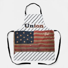 Tablier Union de la guerre civile Un magnifique drapeau de
