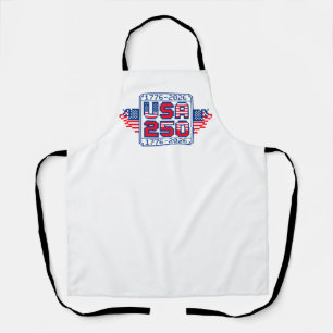 Tablier USA 250 – 1776 à 2026 Pixel Art