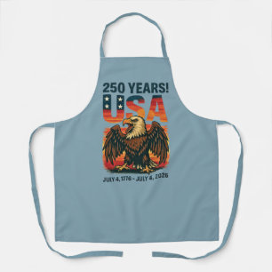 Tablier USA 250 Years - Patriotic Bald Eagle 4 juillet 202