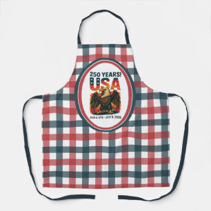 Tablier USA 250 Years - Patriotic Bald Eagle 4 juillet 202