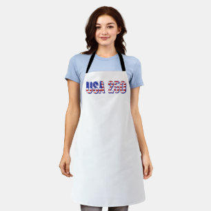 Tablier USA 250e anniversaire 1776-2026 Patriotique Améric