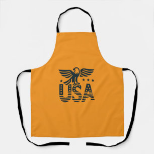 Tablier USA Eagle Patriotic Desig - Style Etoile et Stripe