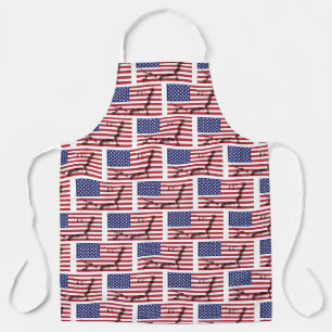 Tablier USA FLAG   Carte américaine   Patriotique élégant