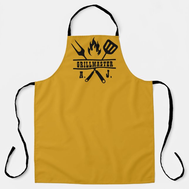 Tablier Ustensile Grillmaster Or  (Recto)
