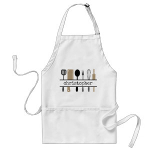 Tablier Ustensiles de cuisine personnalisés
