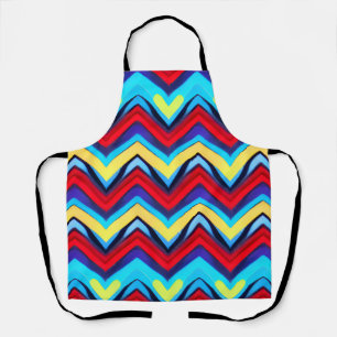 Tablier V Motif sans forme avec coeur