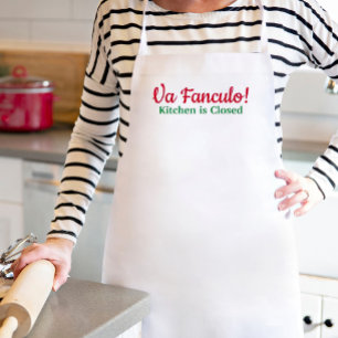 Tablier Va Fanculo Kitchen est fermé drôle plaisanterie it
