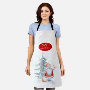 Tablier Vacances adorables du Père Noël