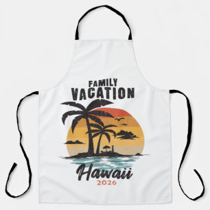 Tablier Vacances en famille Hawaii 2026 Tropical