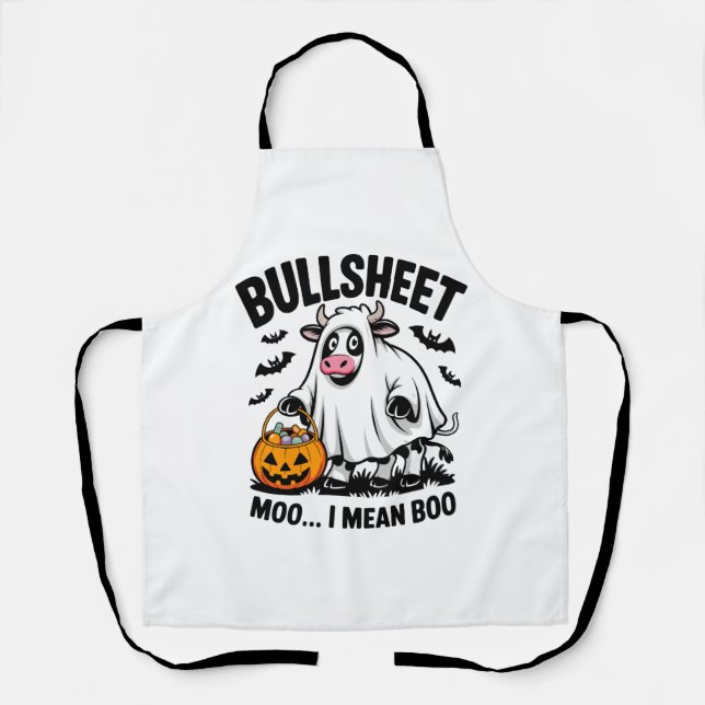 Tablier vache halloween (Recto)