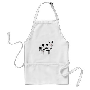 Tablier Vache mignonne