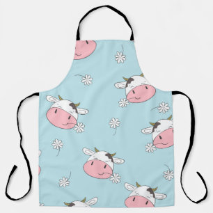 Tablier Vaches mignonnes sans couture motif. dossier enfan