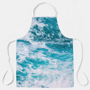 Tablier Vagues de l'océan bleu