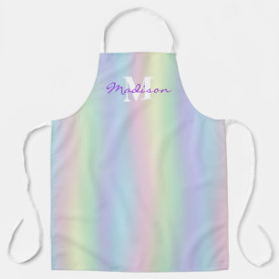 Tablier Vagues holographiques Pastel doux