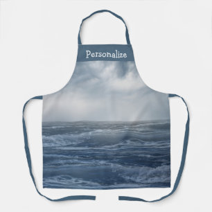 Tablier Vagues océaniques personnalisées