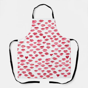 Tablier Valentine Baisers Motif Tout-En-Plan Imprimer Tabl