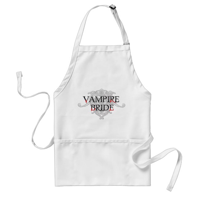 Tablier Vampire Mariée Apron (Devant)