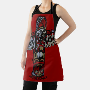 Tablier Vancouver Apron Vancouver Totem Pole Souvenirs