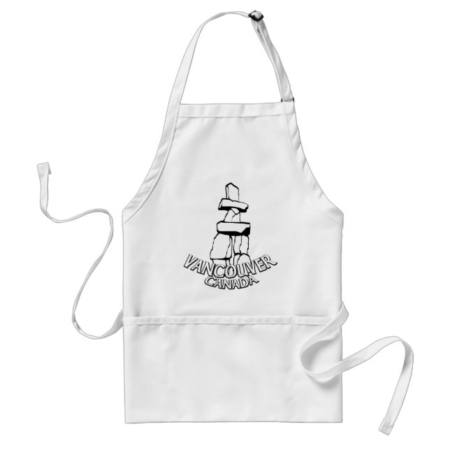 Tablier Vancouver Canada Souvenir Apron et cadeaux de Cuis (Devant)