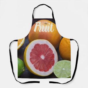 Tablier Variation de l'orange d'agrumes, de chaux, de mand