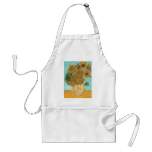 Tablier Vase avec douze tournesols par Vincent van Gogh