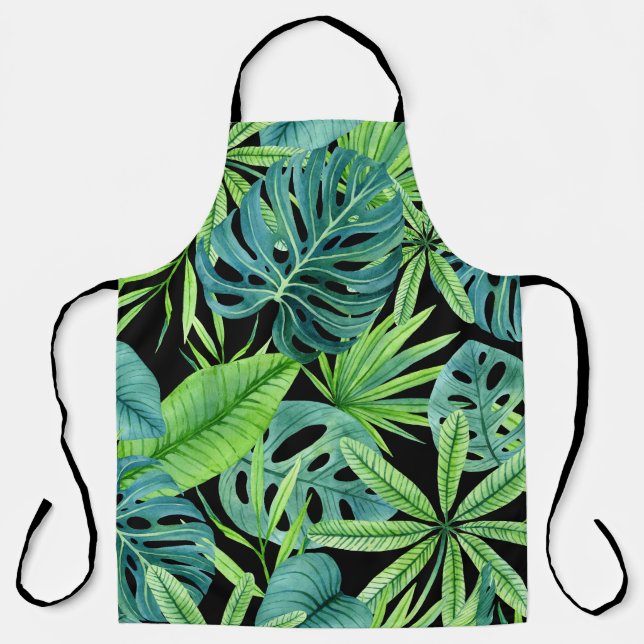 Tablier Végétation verdoyante : Motif Plante tropical (Recto)