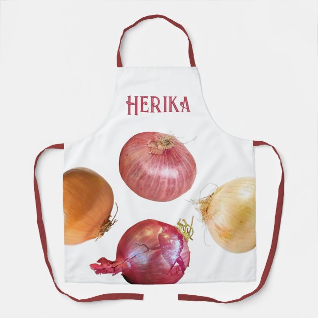 Tablier Veggie personnalisée (Recto)