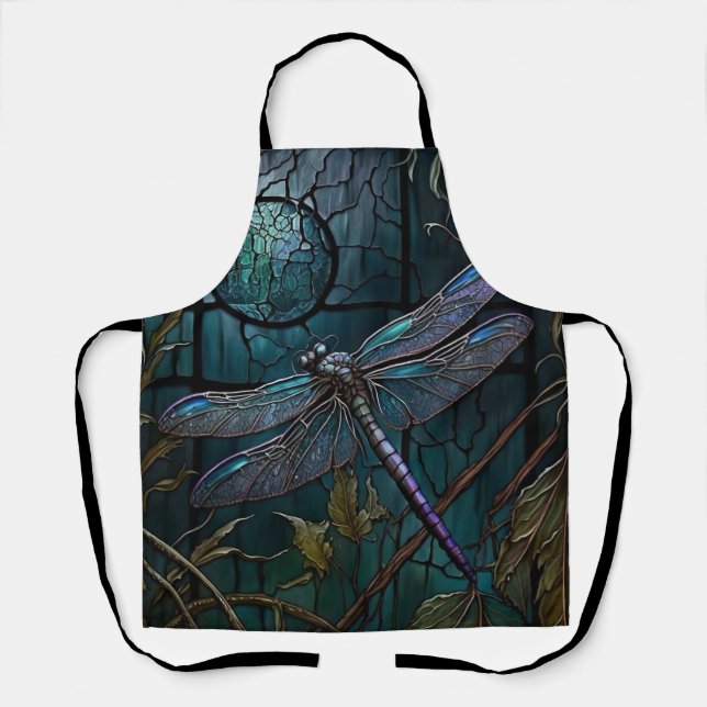 Tablier Verre tendu Dragonfly Douche rideau (Recto)