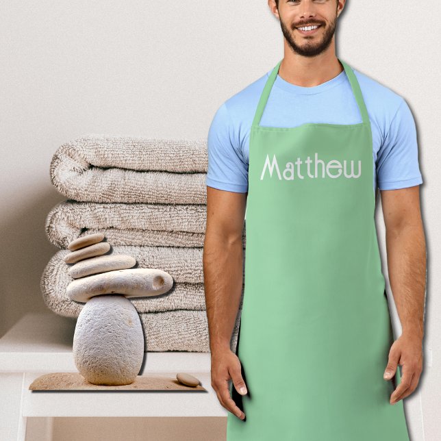 tablier vert apaisant -personnalisé (Créateur téléchargé)