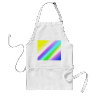 Tablier Vert bleu arc-en-ciel texture abstraite motif art 