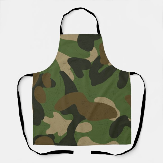 Tablier Vert camouflage (Recto)