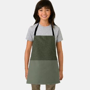Tablier vert mousse sur mesure - Moss top texturé 