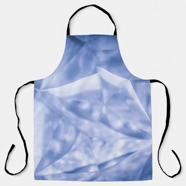 Tablier Veste de costume blanc et bleu (Recto)