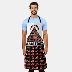 Tablier Viande humaine grillades de cuisines personnalisé