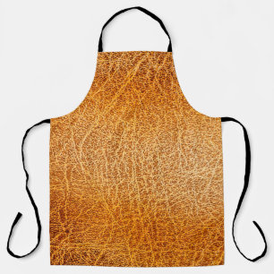 Tablier Vieille texture de cuir marron grunge