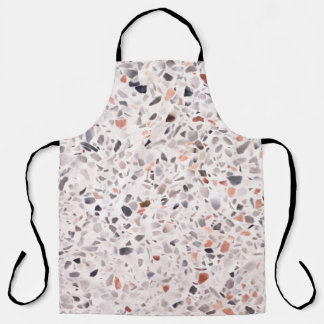 Tablier Vieille texture terrazzo, motif d'hamper.