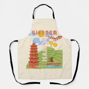 Tablier Vietnam Travel Art