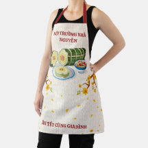 Vietnamese Family Head Chef Banh Tet Blossoms Art