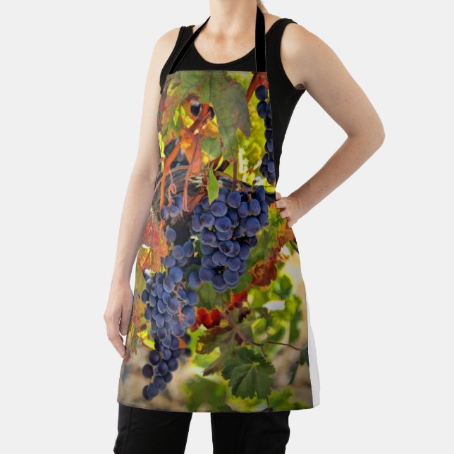 Tablier Vignoble de raisin avec couleurs automnales (Insitu)