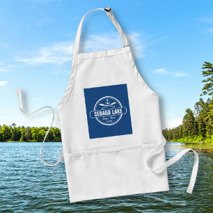 TABLIER VILLE PERSONNALISÉE PAR MAINE ET NOM DE LAC DE