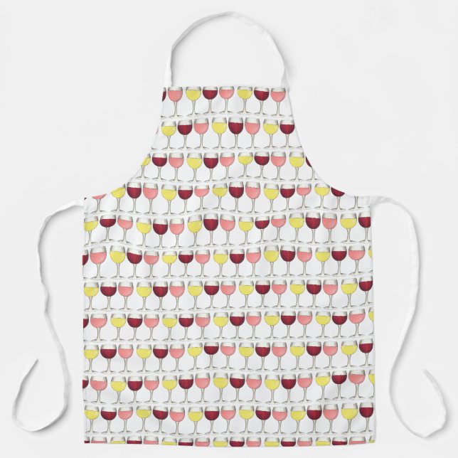 Tablier Vin Rouge Blanc Rosé Vin Vino (Recto)