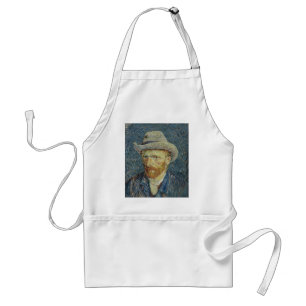 Tablier Vincent Van Gogh Autoportrait avec Grey Felt Casqu