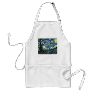 Tablier Vincent van Gogh, Starry Night. Art célèbre.