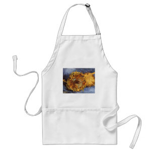 Tablier Vincent van Gogh - Vie morte : Deux tournesols cou