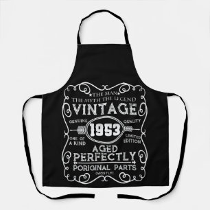 Tablier Vintage 1953 Mythe de l'homme Légende 68e anniver